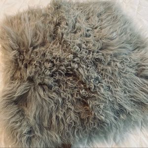 Mongolian Fur Pillow